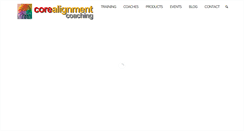 Desktop Screenshot of corealignmentcoaching.com