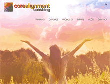 Tablet Screenshot of corealignmentcoaching.com